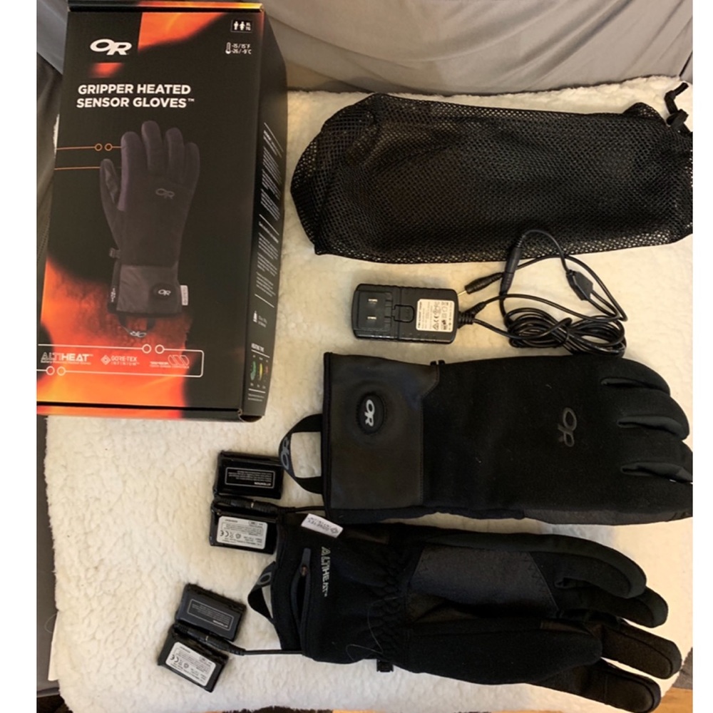 Outdoor Research Gripper Heated Sensor Gloves